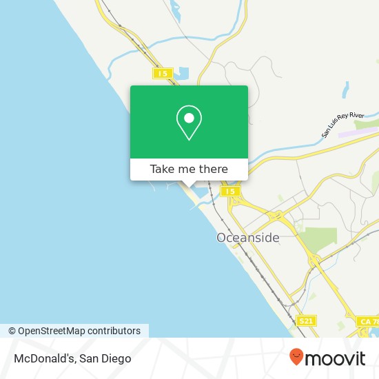 McDonald's map