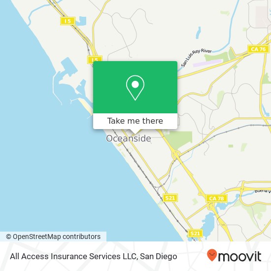 All Access Insurance Services LLC map