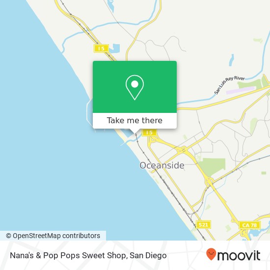 Nana's & Pop Pops Sweet Shop map