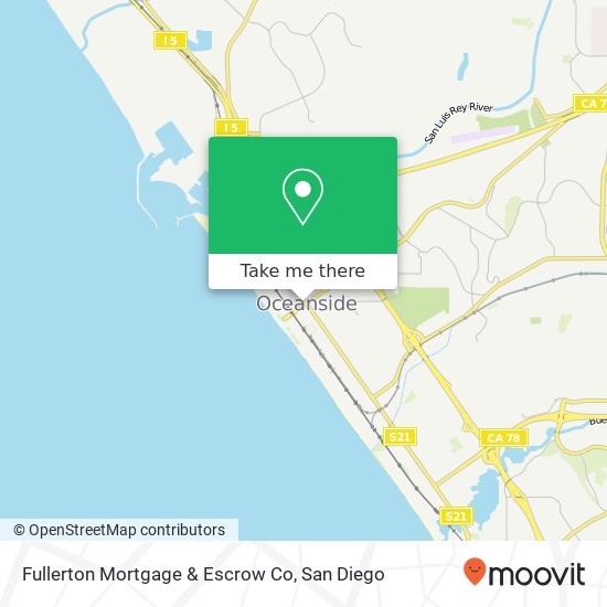 Fullerton Mortgage & Escrow Co map