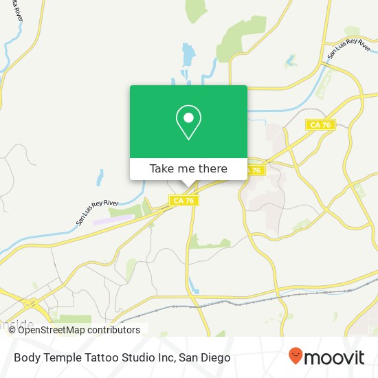 Body Temple Tattoo Studio Inc map