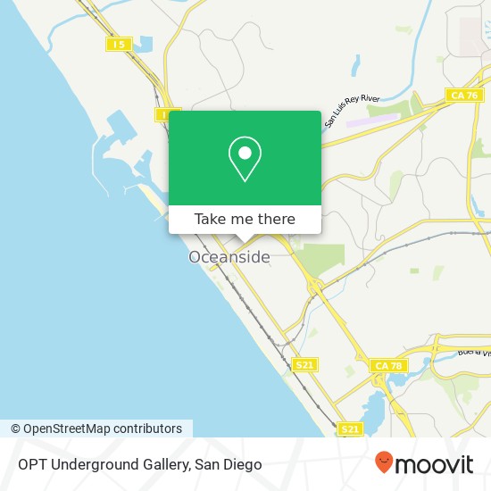 Mapa de OPT Underground Gallery