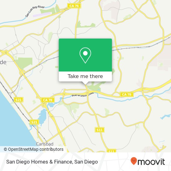 San Diego Homes & Finance map