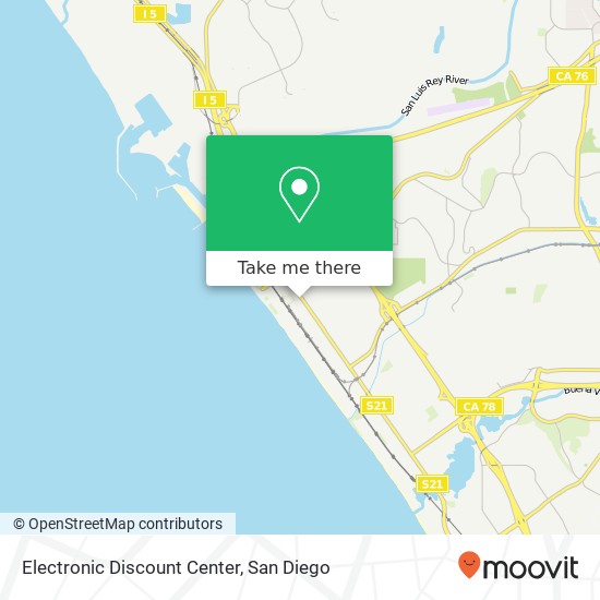 Electronic Discount Center map