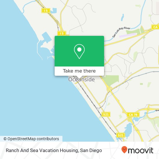 Ranch And Sea Vacation Housing map