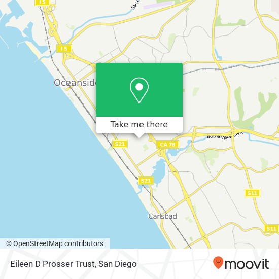 Mapa de Eileen D Prosser Trust