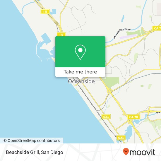 Mapa de Beachside Grill