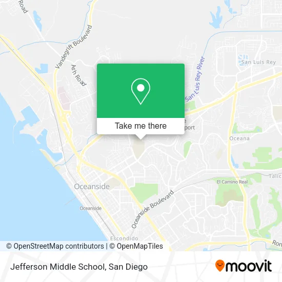 Jefferson Middle School map