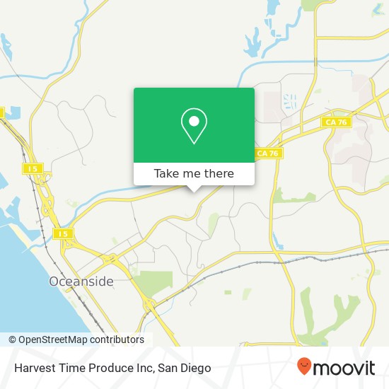 Mapa de Harvest Time Produce Inc