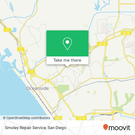 Mapa de Smoley Repair Service