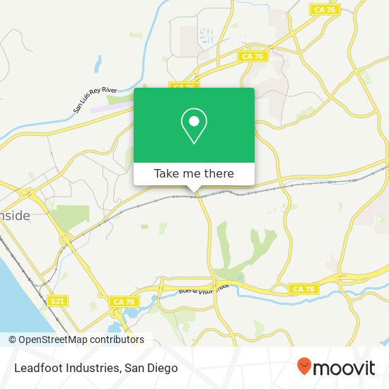 Mapa de Leadfoot Industries