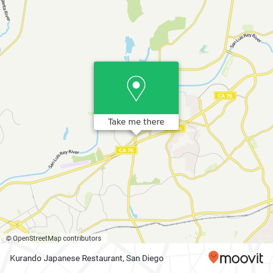 Mapa de Kurando Japanese Restaurant