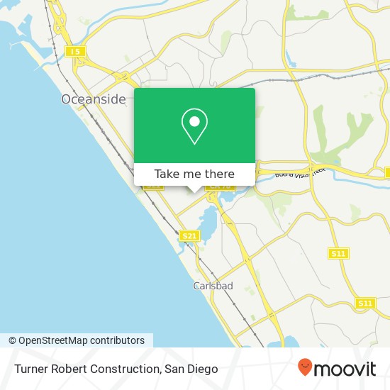 Mapa de Turner Robert Construction