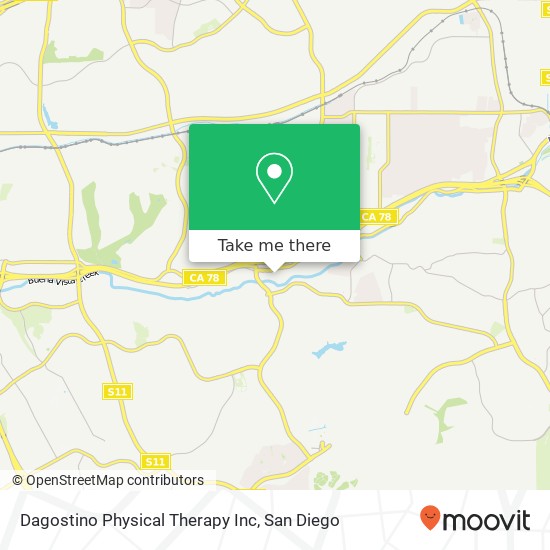 Mapa de Dagostino Physical Therapy Inc