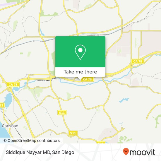 Mapa de Siddique Nayyar MD