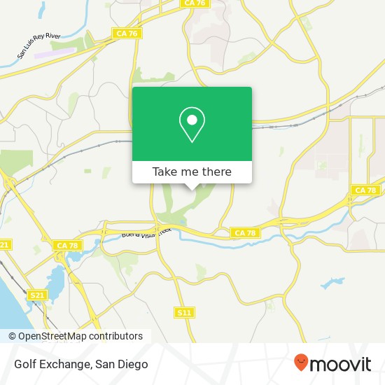 Mapa de Golf Exchange