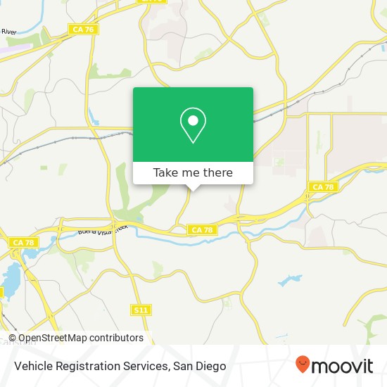 Mapa de Vehicle Registration Services