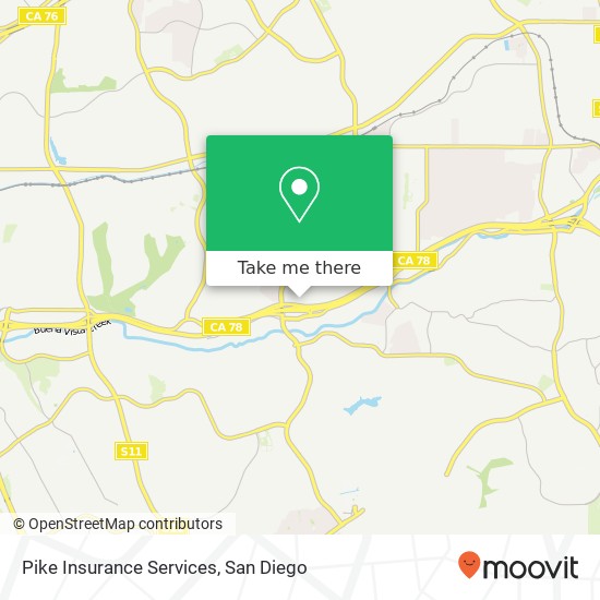 Pike Insurance Services map