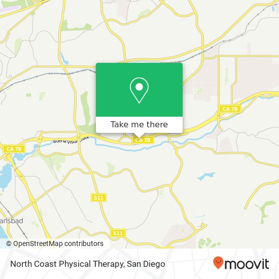 North Coast Physical Therapy map