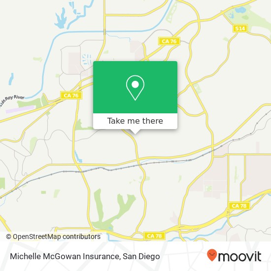 Michelle McGowan Insurance map