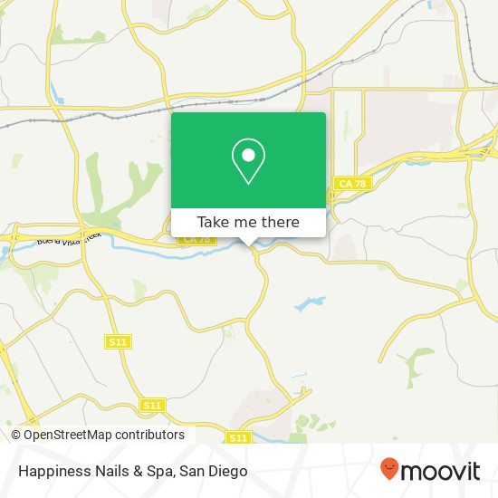 Happiness Nails & Spa map