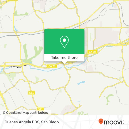 Duenes Angela DDS map