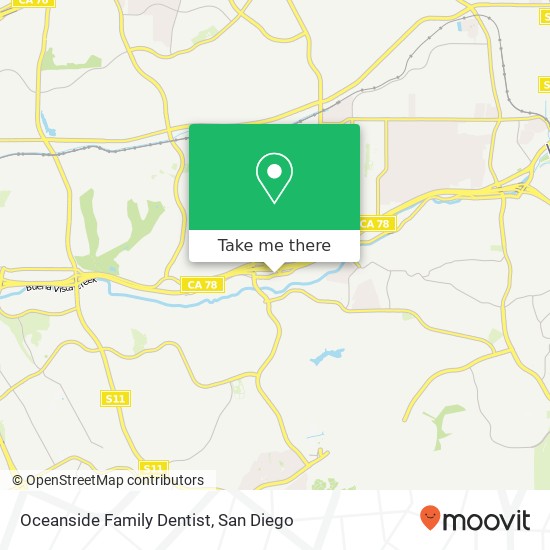 Mapa de Oceanside Family Dentist