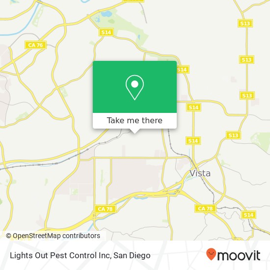 Lights Out Pest Control Inc map