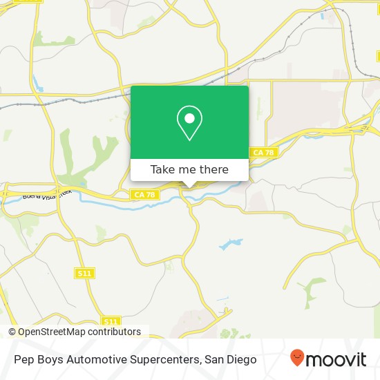 Pep Boys Automotive Supercenters map