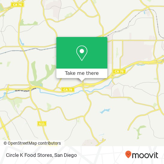 Mapa de Circle K Food Stores