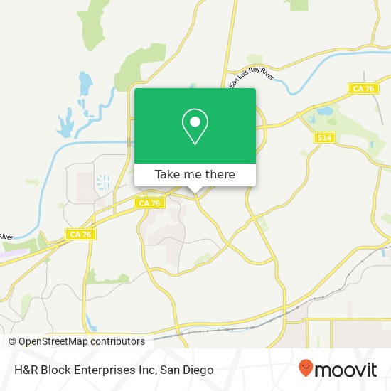 H&R Block Enterprises Inc map