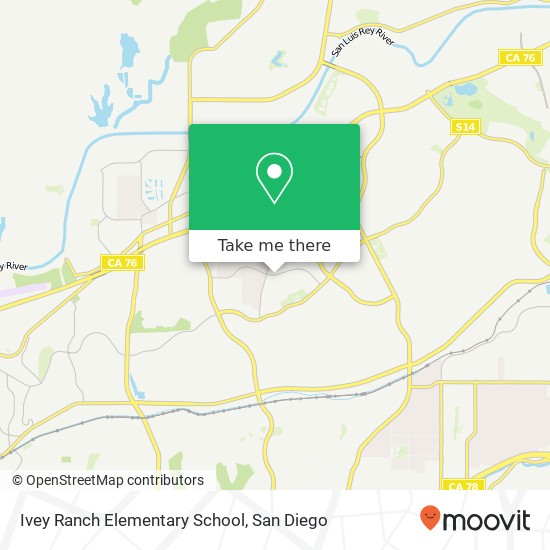 Ivey Ranch Elementary School map