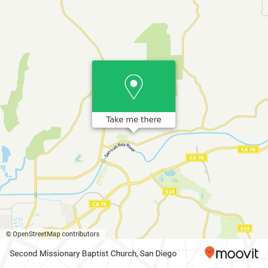 Mapa de Second Missionary Baptist Church