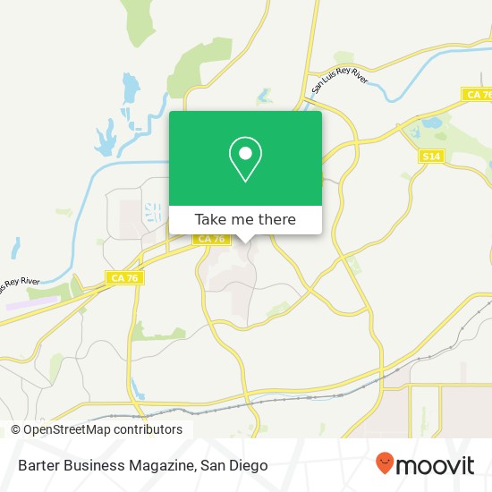 Barter Business Magazine map
