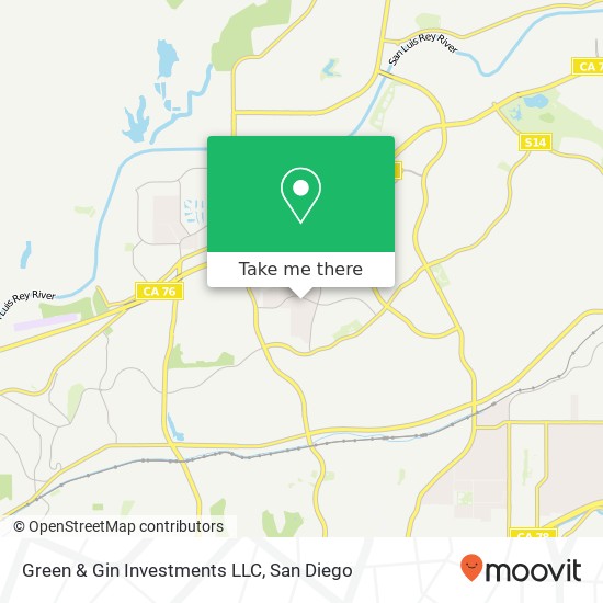 Mapa de Green & Gin Investments LLC