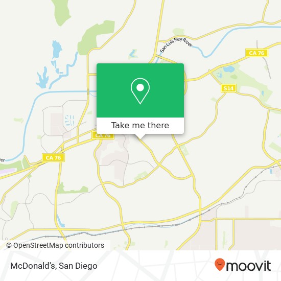 McDonald's map