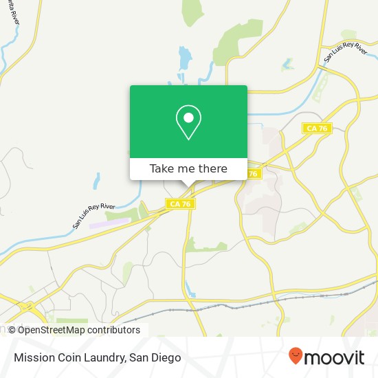 Mapa de Mission Coin Laundry