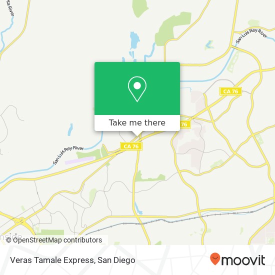 Veras Tamale Express map