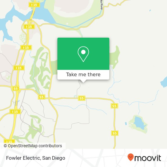 Mapa de Fowler Electric