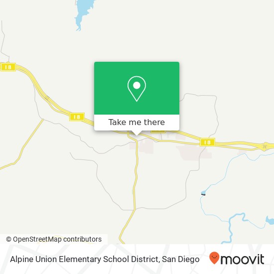 Alpine Union Elementary School District map