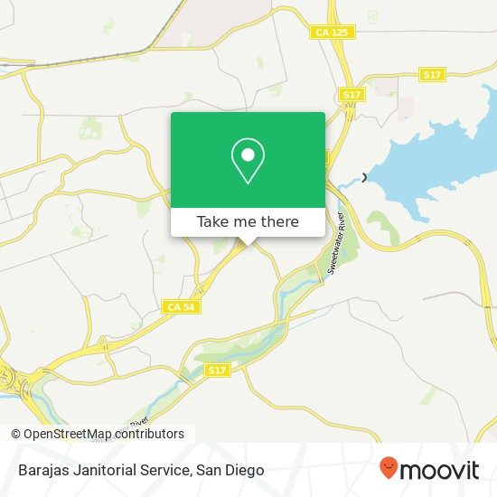 Barajas Janitorial Service map