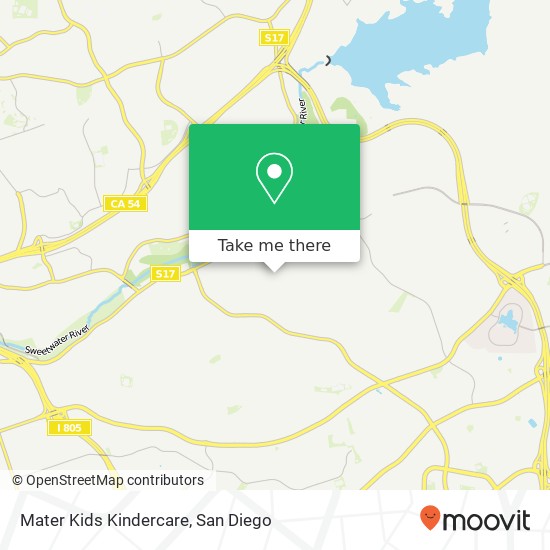 Mater Kids Kindercare map