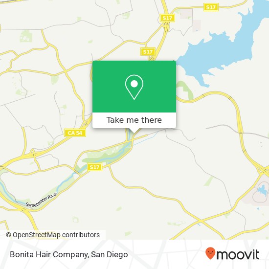 Bonita Hair Company map