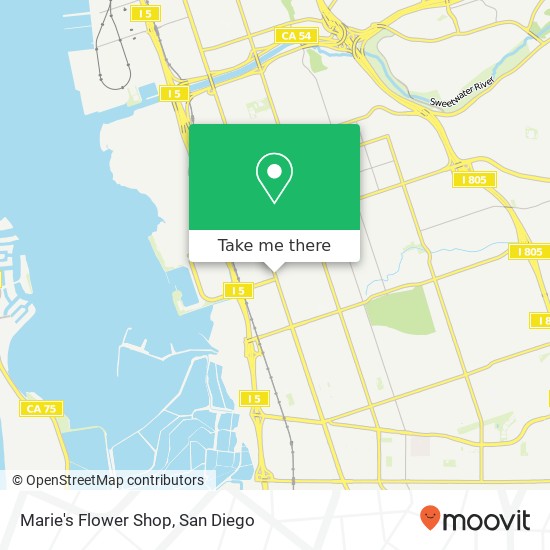 Marie's Flower Shop map