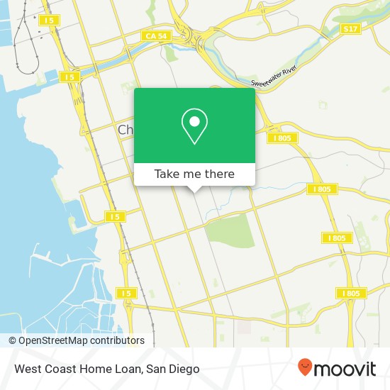 West Coast Home Loan map