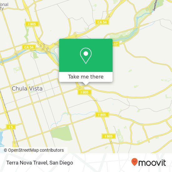 Terra Nova Travel map