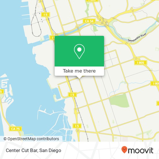 Center Cut Bar map