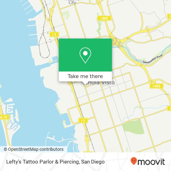 Lefty's Tattoo Parlor & Piercing map