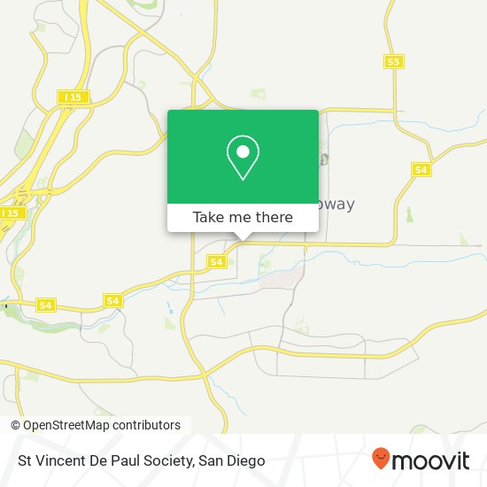 Mapa de St Vincent De Paul Society