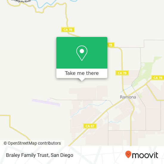 Braley Family Trust map